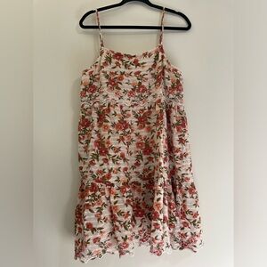 American Eagle Floral‎ Embroidered Mini Dress - M